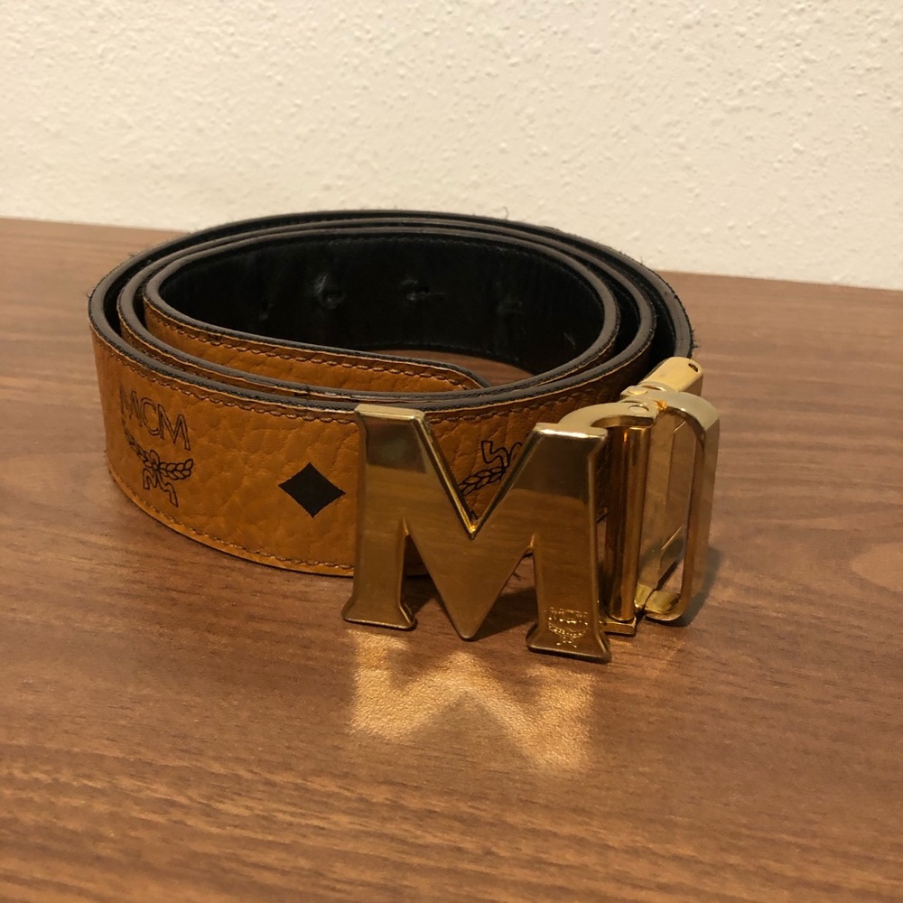 Reversible MCM brown and black men’s belt size 42